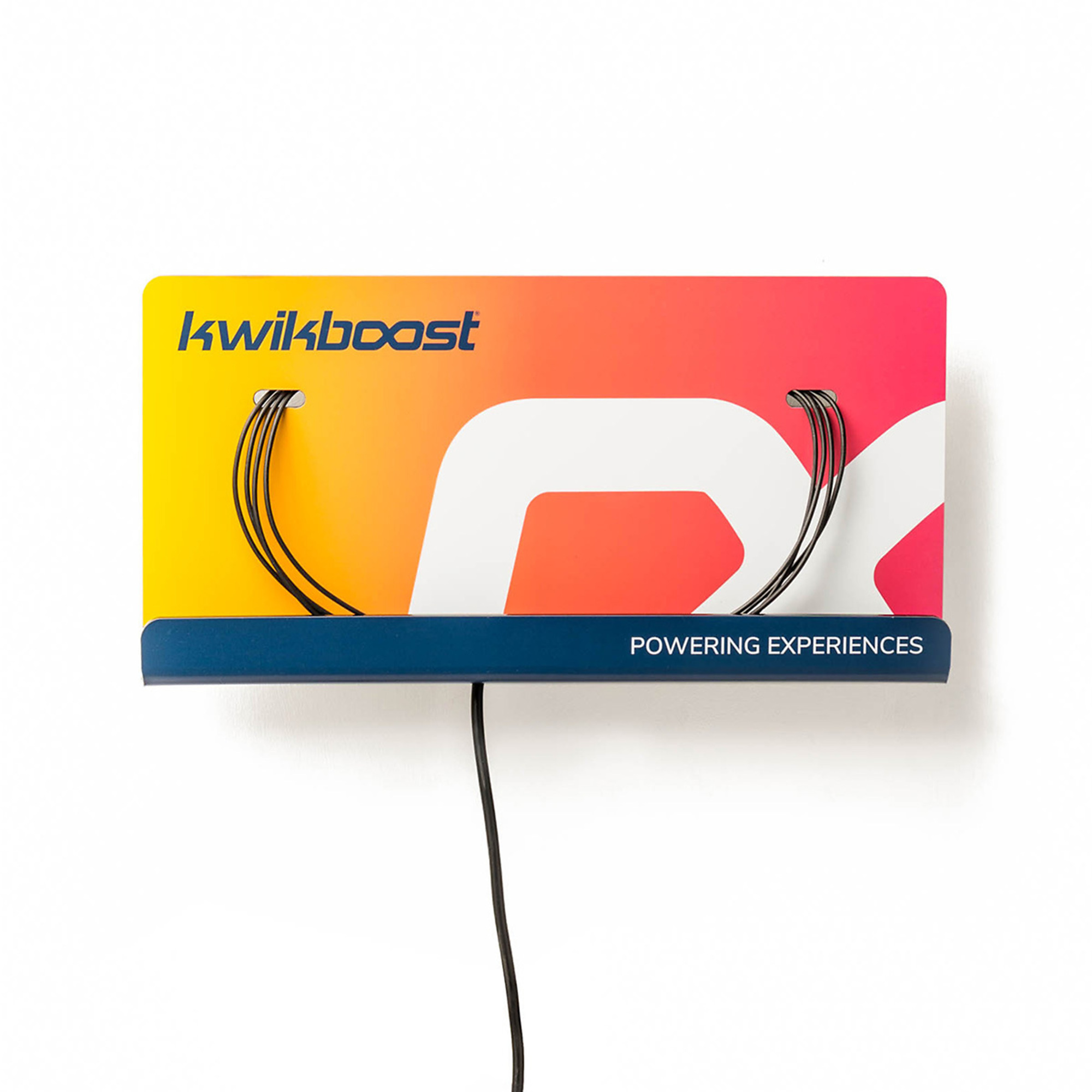 Luxor KwikBoost Standard Courtesy Charging Station — Wall Mounted, Custom Graphics, Model# KB99038